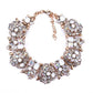 Shaded Rhinestone Necklace.